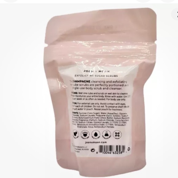 Joon x Moon Champagne Sugar Scrubs with Shea Butter and Aloe - Picture 2 of 2